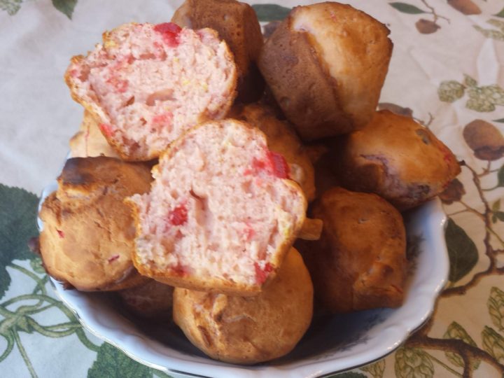 Cherry-Vanilla Valentine Muffins