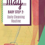 Mid-Century May Baby Step 2: Daily Cleaning Routine