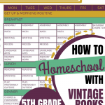 How We Homeschool Using Vintage Books: 5th Grade 2020-2021
