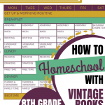 How We Homeschool Using Vintage Books: 8th Grade 2020-2021