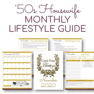 The 50s Housewife Lifestyle Guide: The Complete Year