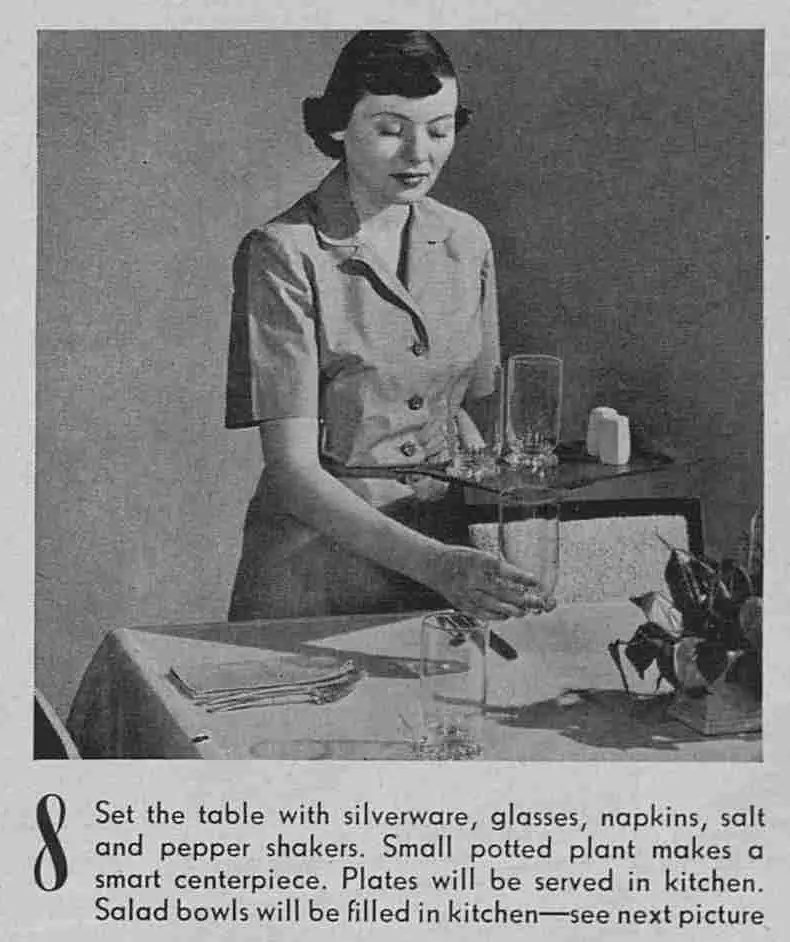 How to Get Dinner On The Table in 30 minutes like a 1950s housewife --  step 8