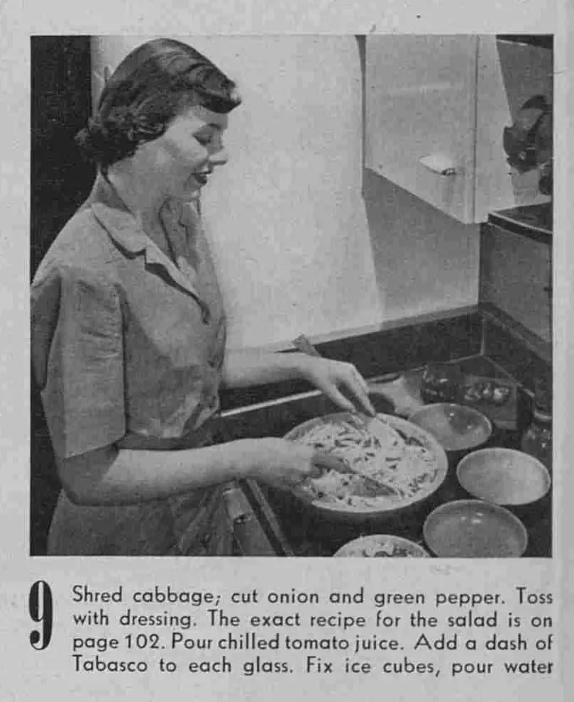 How to Get Dinner On The Table in 30 minutes like a 1950s housewife --  step 9